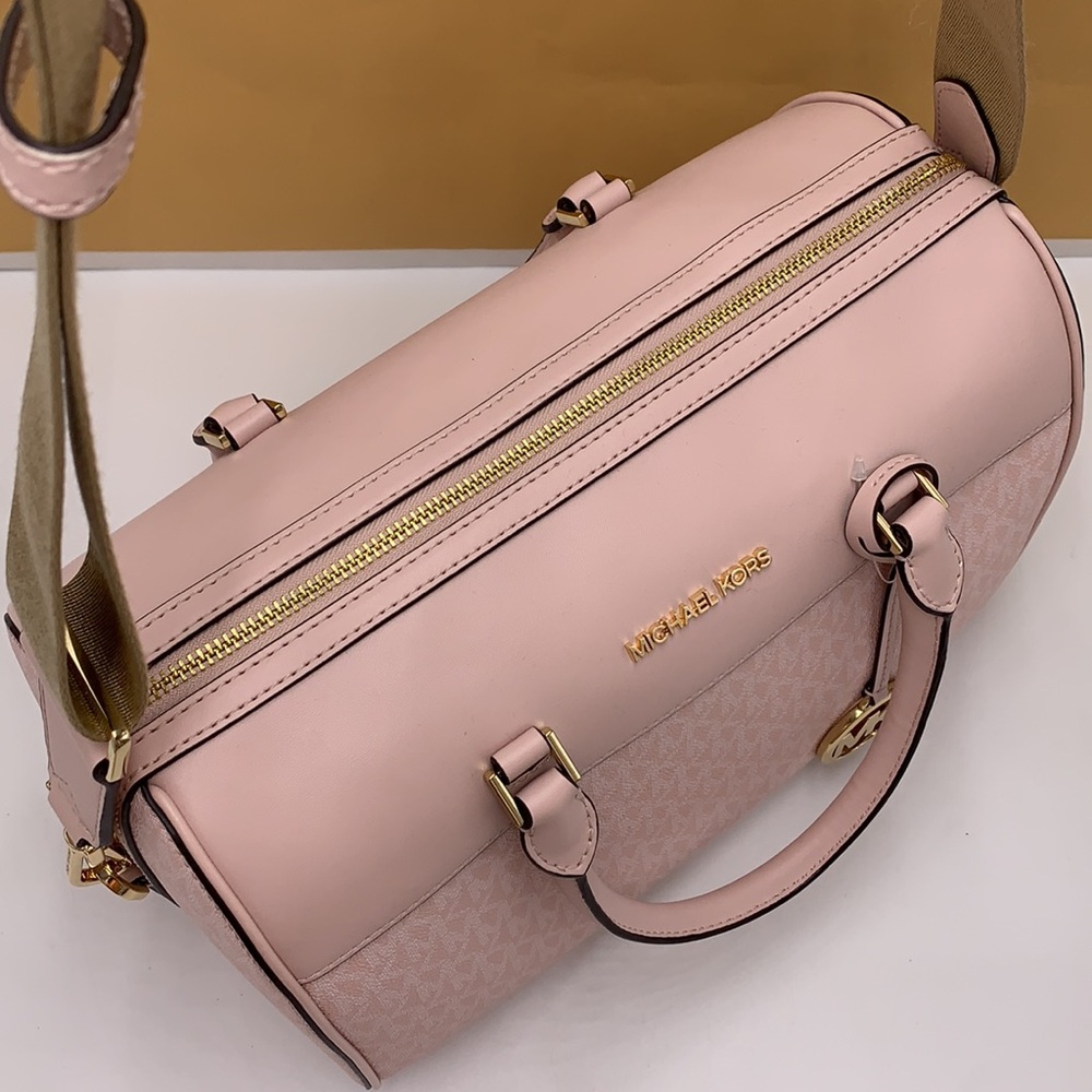 Michael Kors med Duffle Travel - Leather/Coated Light Powder Blush - Picture 9 of 16